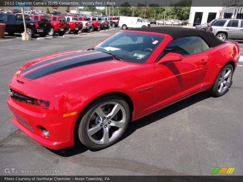 Victory Red / Black 2011 Chevrolet Camaro SS/RS Convertible