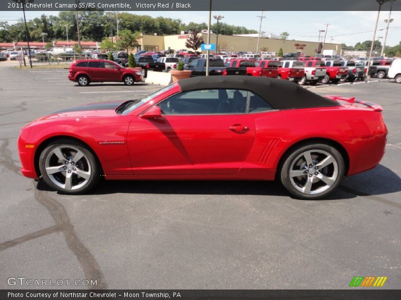 Victory Red / Black 2011 Chevrolet Camaro SS/RS Convertible