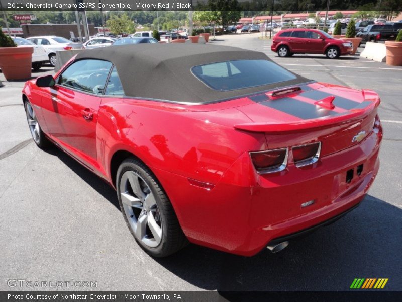 Victory Red / Black 2011 Chevrolet Camaro SS/RS Convertible