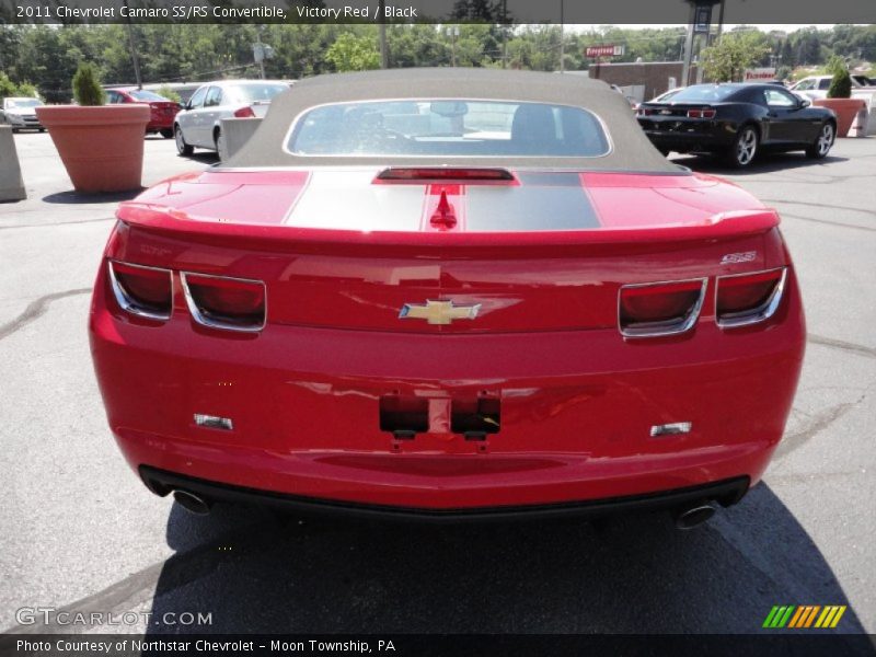 Victory Red / Black 2011 Chevrolet Camaro SS/RS Convertible