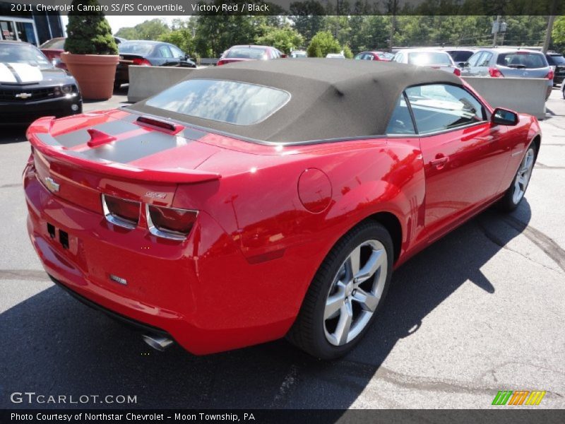 Victory Red / Black 2011 Chevrolet Camaro SS/RS Convertible