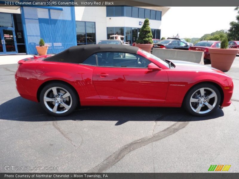 Victory Red / Black 2011 Chevrolet Camaro SS/RS Convertible