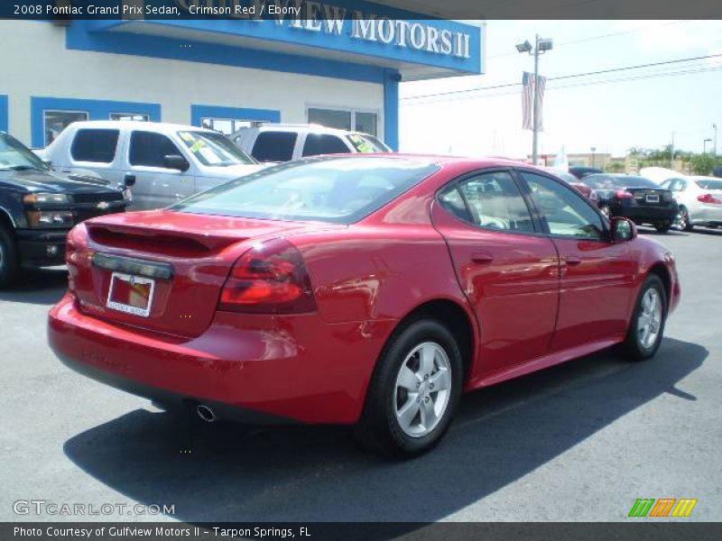 Crimson Red / Ebony 2008 Pontiac Grand Prix Sedan