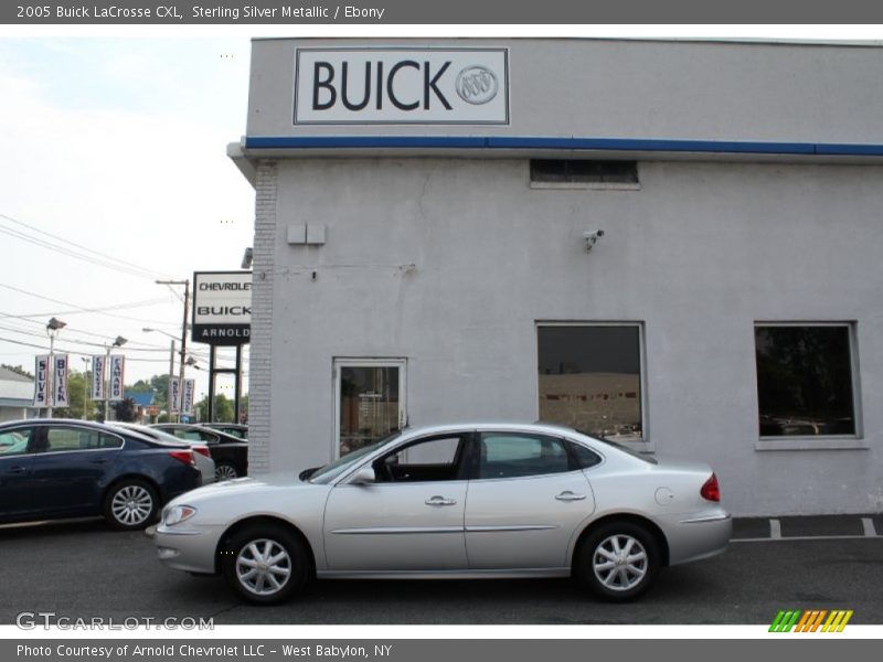 Sterling Silver Metallic / Ebony 2005 Buick LaCrosse CXL