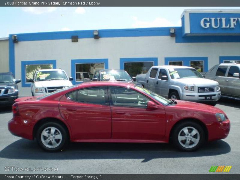 Crimson Red / Ebony 2008 Pontiac Grand Prix Sedan