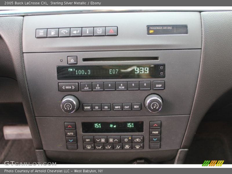 Sterling Silver Metallic / Ebony 2005 Buick LaCrosse CXL