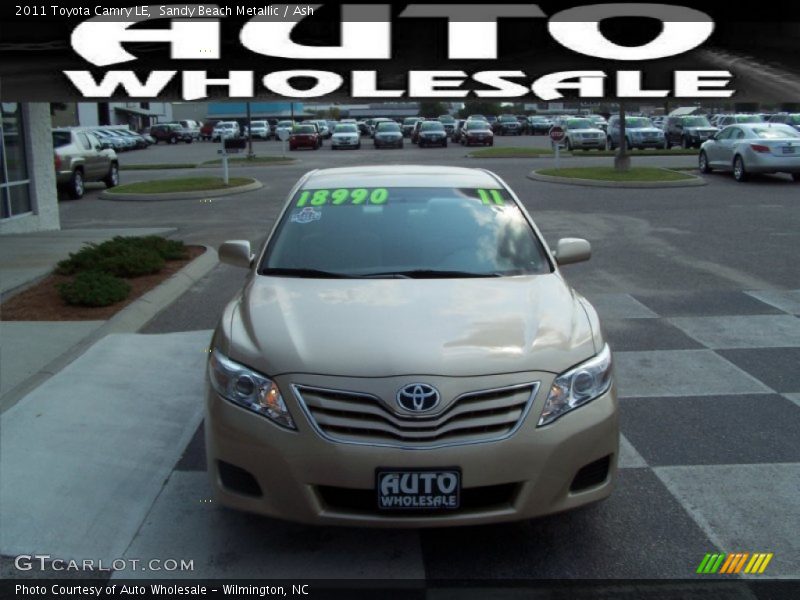 Sandy Beach Metallic / Ash 2011 Toyota Camry LE