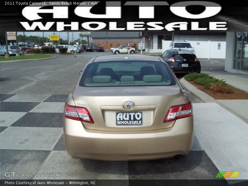 Sandy Beach Metallic / Ash 2011 Toyota Camry LE