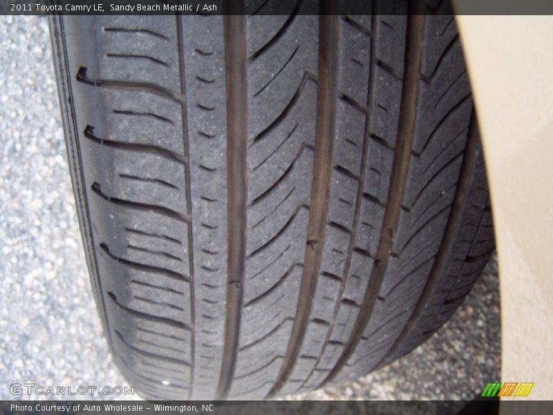 Sandy Beach Metallic / Ash 2011 Toyota Camry LE