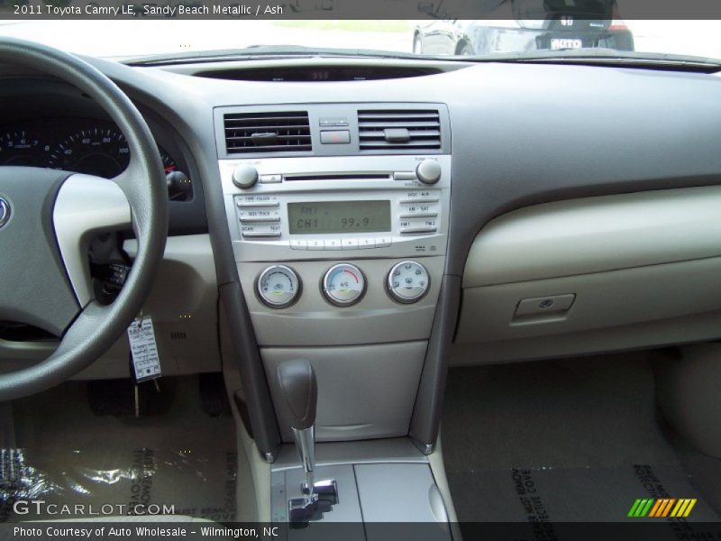 Sandy Beach Metallic / Ash 2011 Toyota Camry LE