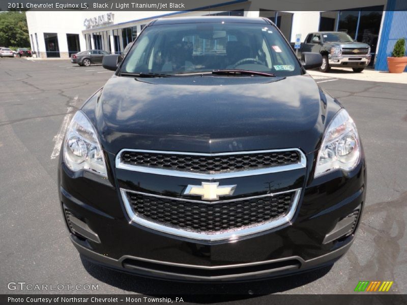 Black / Light Titanium/Jet Black 2011 Chevrolet Equinox LS