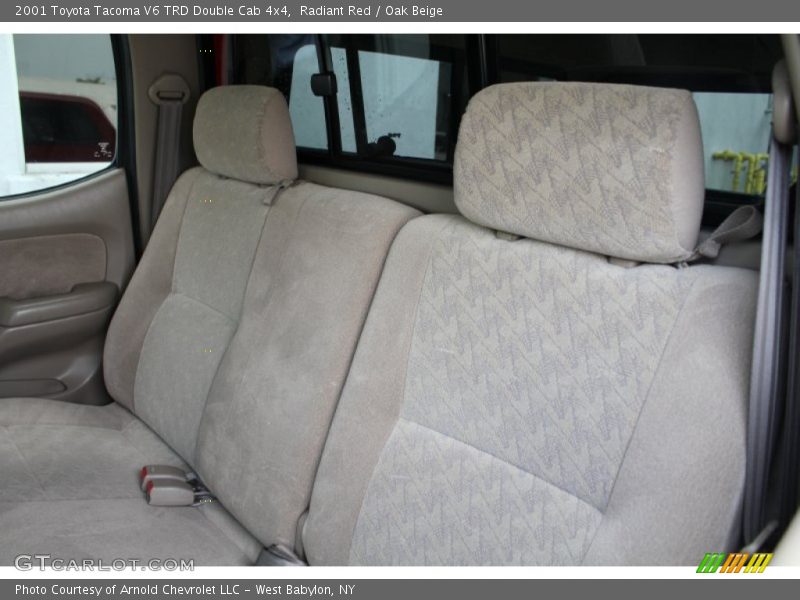Radiant Red / Oak Beige 2001 Toyota Tacoma V6 TRD Double Cab 4x4