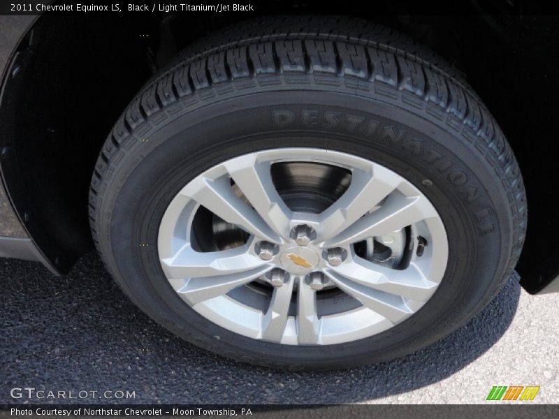 Black / Light Titanium/Jet Black 2011 Chevrolet Equinox LS