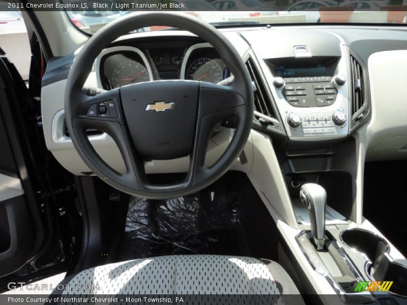 Black / Light Titanium/Jet Black 2011 Chevrolet Equinox LS