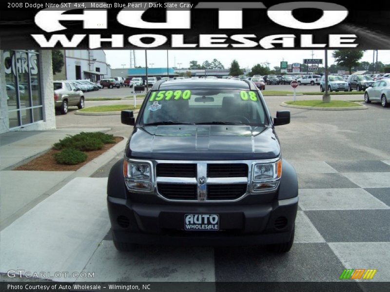 Modern Blue Pearl / Dark Slate Gray 2008 Dodge Nitro SXT 4x4