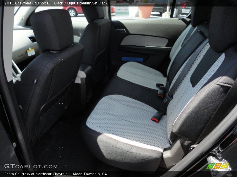 Black / Light Titanium/Jet Black 2011 Chevrolet Equinox LS
