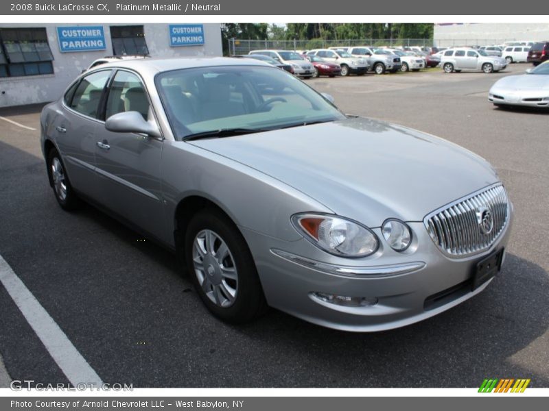 Platinum Metallic / Neutral 2008 Buick LaCrosse CX