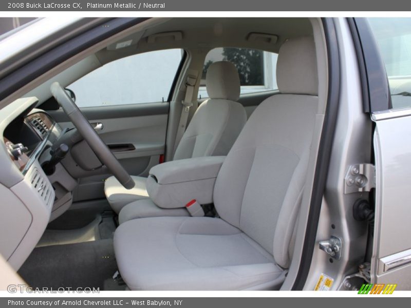 Platinum Metallic / Neutral 2008 Buick LaCrosse CX