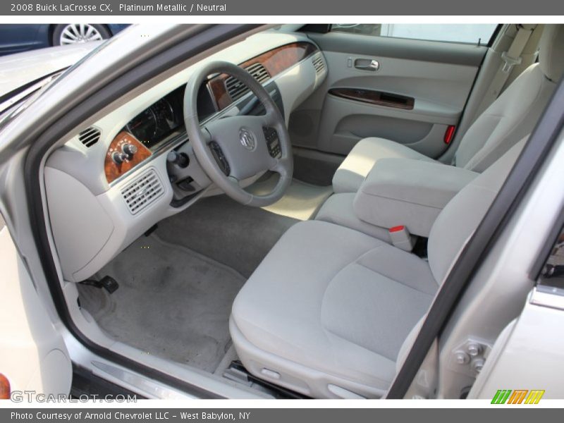 Platinum Metallic / Neutral 2008 Buick LaCrosse CX