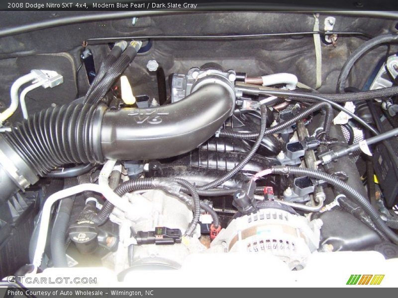 Modern Blue Pearl / Dark Slate Gray 2008 Dodge Nitro SXT 4x4