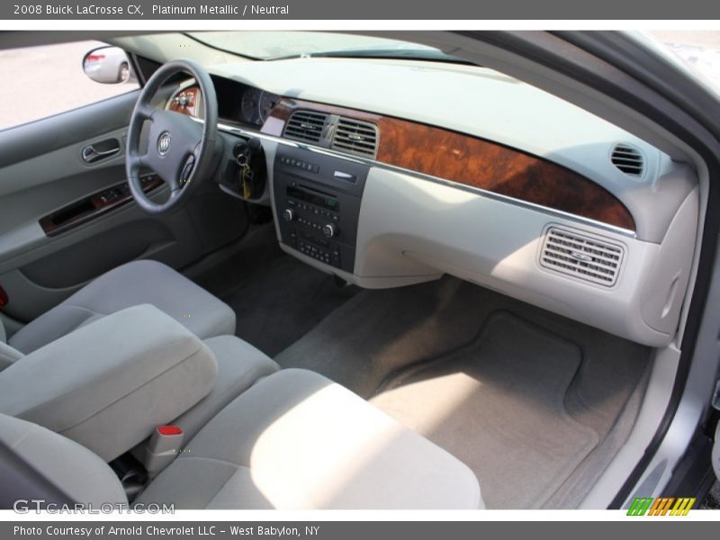 Platinum Metallic / Neutral 2008 Buick LaCrosse CX
