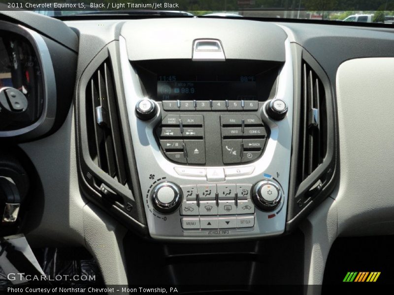 Black / Light Titanium/Jet Black 2011 Chevrolet Equinox LS