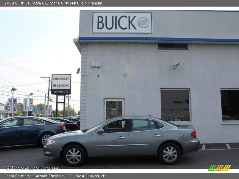 Stone Gray Metallic / Titanium 2009 Buick LaCrosse CX