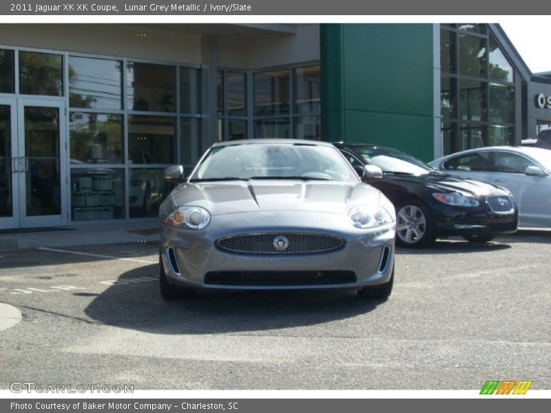 Lunar Grey Metallic / Ivory/Slate 2011 Jaguar XK XK Coupe