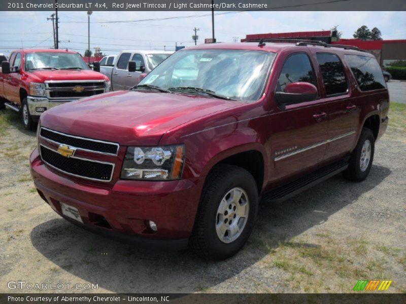 Red Jewel Tintcoat / Light Cashmere/Dark Cashmere 2011 Chevrolet Suburban LT 4x4