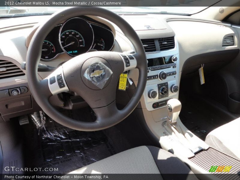 Dashboard of 2012 Malibu LS