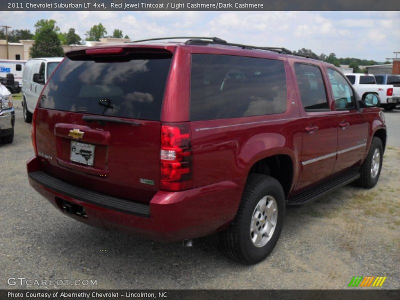Red Jewel Tintcoat / Light Cashmere/Dark Cashmere 2011 Chevrolet Suburban LT 4x4