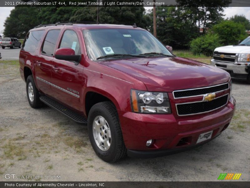 Red Jewel Tintcoat / Light Cashmere/Dark Cashmere 2011 Chevrolet Suburban LT 4x4
