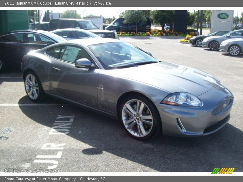 Lunar Grey Metallic / Ivory/Slate 2011 Jaguar XK XK Coupe