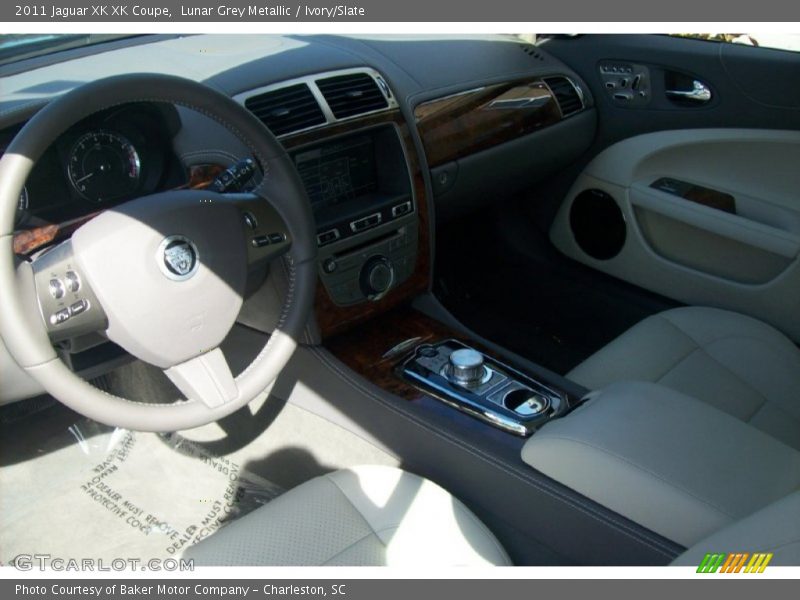 Lunar Grey Metallic / Ivory/Slate 2011 Jaguar XK XK Coupe