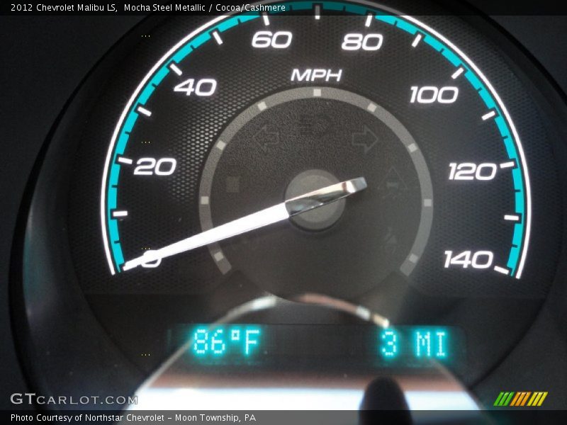 Mocha Steel Metallic / Cocoa/Cashmere 2012 Chevrolet Malibu LS