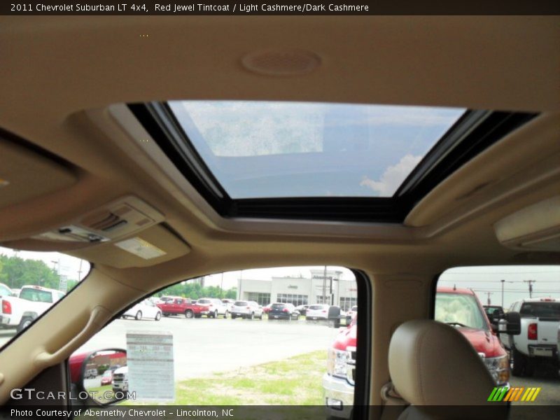 Red Jewel Tintcoat / Light Cashmere/Dark Cashmere 2011 Chevrolet Suburban LT 4x4