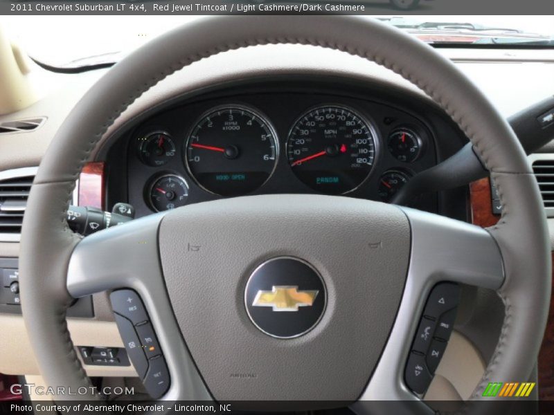 Red Jewel Tintcoat / Light Cashmere/Dark Cashmere 2011 Chevrolet Suburban LT 4x4