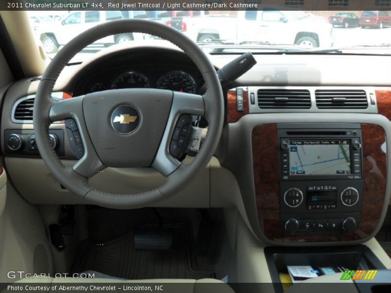 Red Jewel Tintcoat / Light Cashmere/Dark Cashmere 2011 Chevrolet Suburban LT 4x4