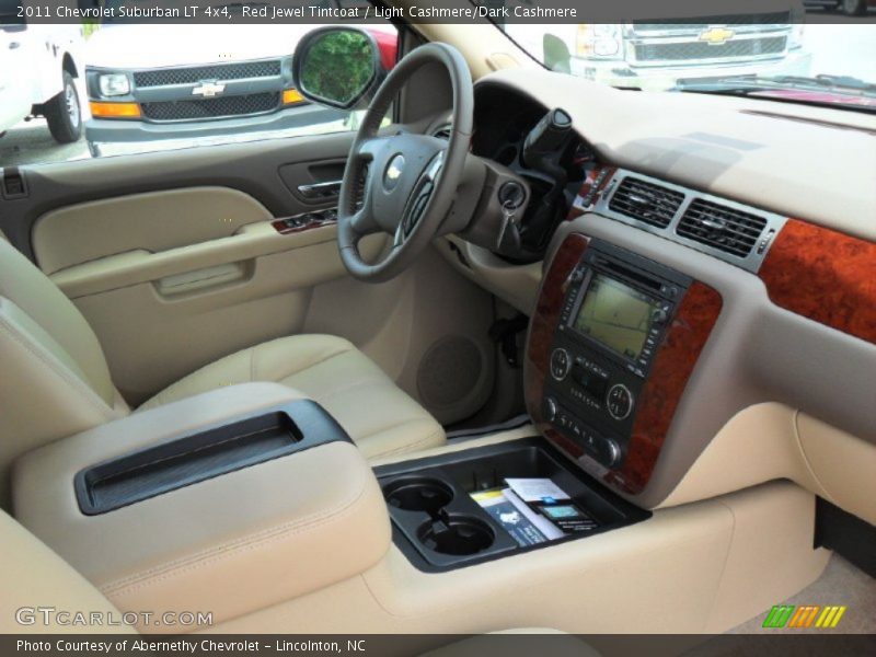Red Jewel Tintcoat / Light Cashmere/Dark Cashmere 2011 Chevrolet Suburban LT 4x4