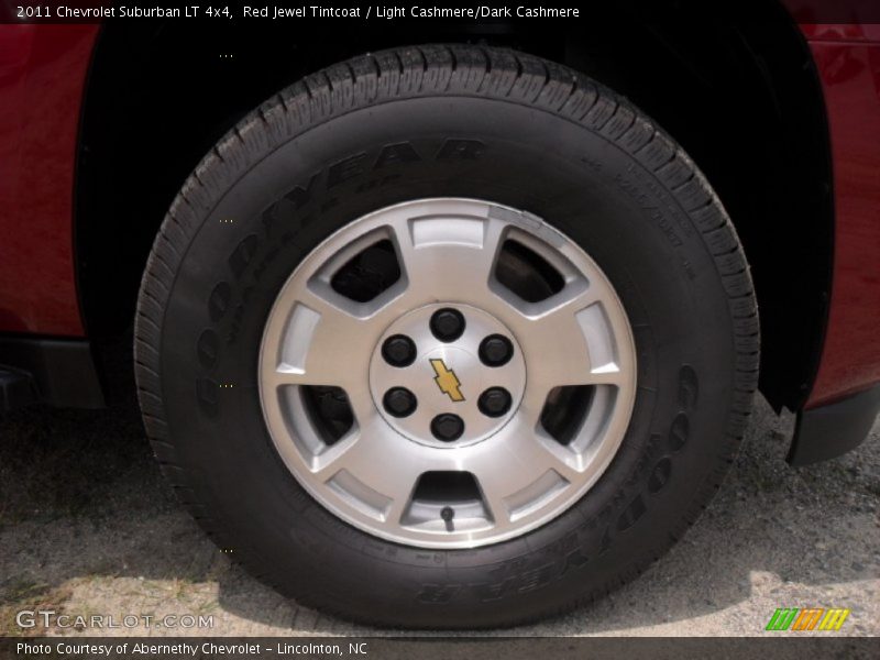 Red Jewel Tintcoat / Light Cashmere/Dark Cashmere 2011 Chevrolet Suburban LT 4x4