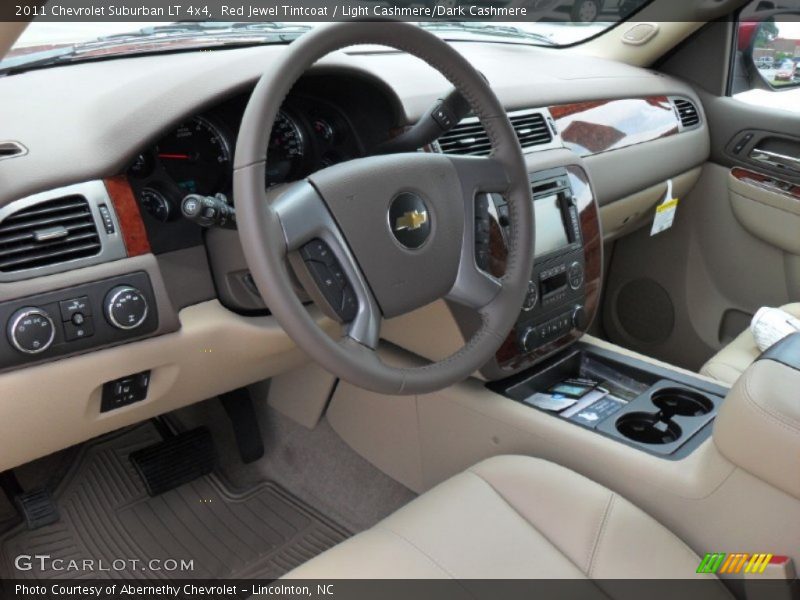 Red Jewel Tintcoat / Light Cashmere/Dark Cashmere 2011 Chevrolet Suburban LT 4x4