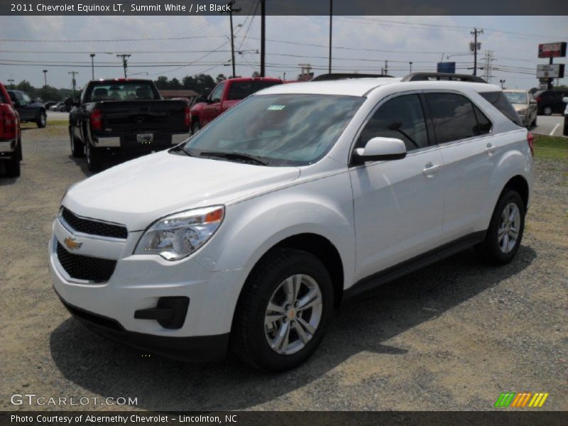 Summit White / Jet Black 2011 Chevrolet Equinox LT