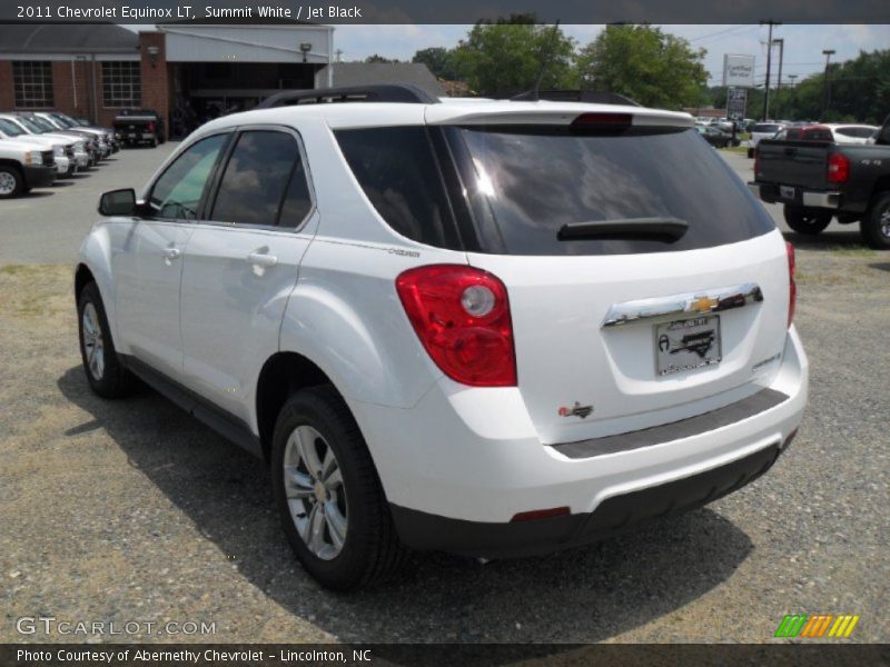 Summit White / Jet Black 2011 Chevrolet Equinox LT
