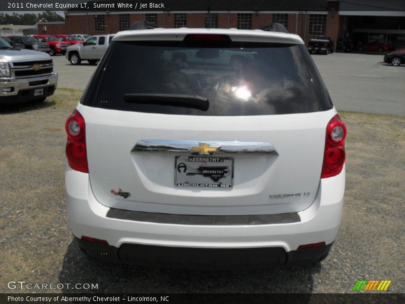 Summit White / Jet Black 2011 Chevrolet Equinox LT