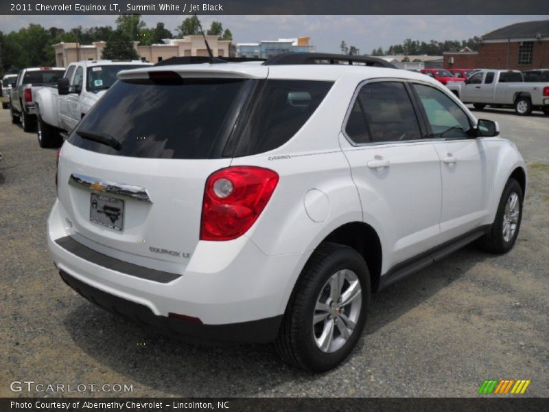 Summit White / Jet Black 2011 Chevrolet Equinox LT
