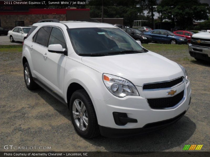 Summit White / Jet Black 2011 Chevrolet Equinox LT