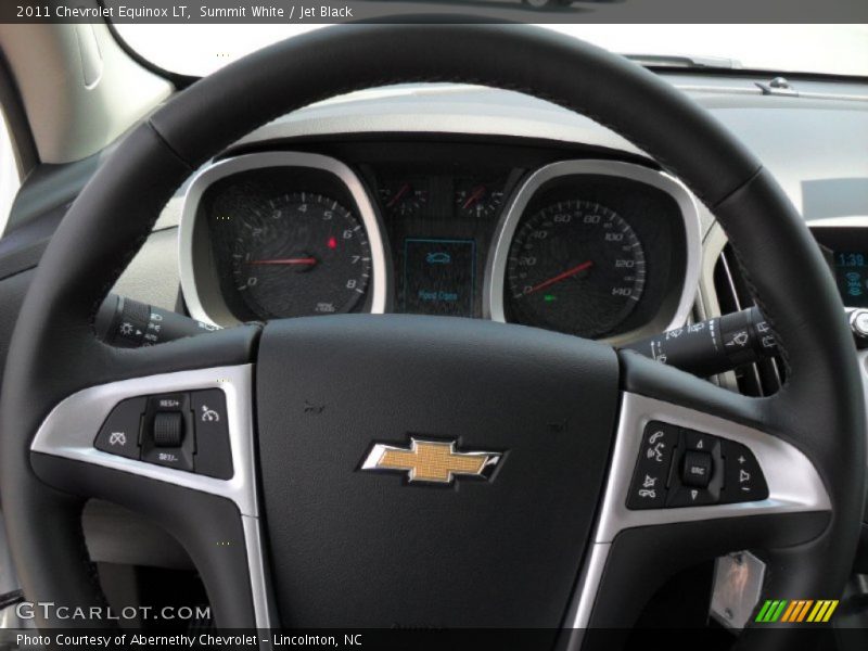 Summit White / Jet Black 2011 Chevrolet Equinox LT