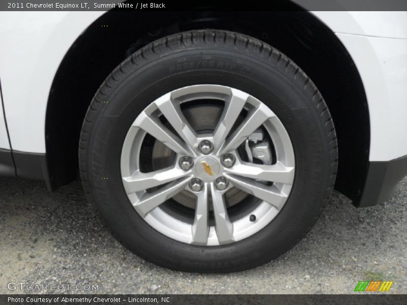 Summit White / Jet Black 2011 Chevrolet Equinox LT