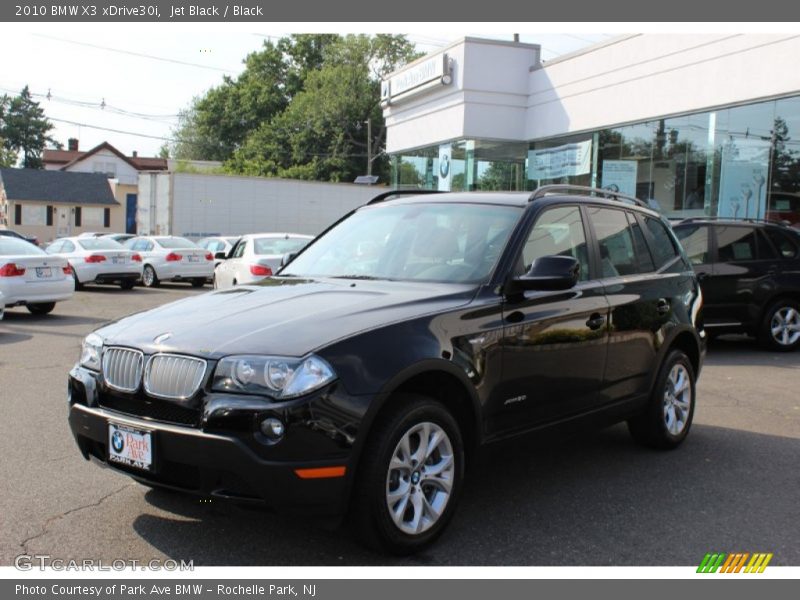 Jet Black / Black 2010 BMW X3 xDrive30i