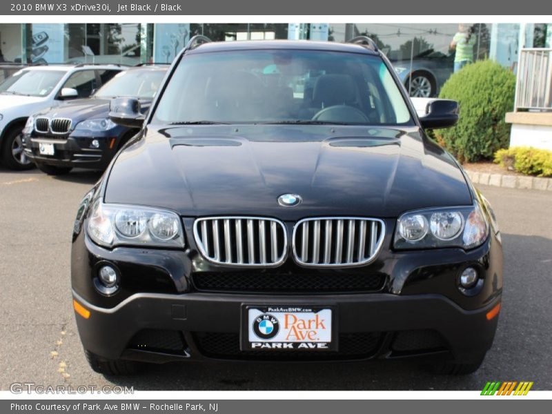 Jet Black / Black 2010 BMW X3 xDrive30i